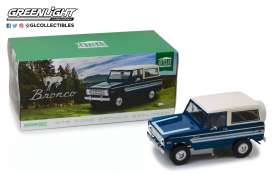 Ford - Bronco Explorer 1976 blue/white - 1:18 - GreenLight - gl19035 | Tom's Modelauto's Ford - Bronco Explorer 1976 blue/white - 1:18 - GreenLight - gl19035 | Tom's Modelauto's