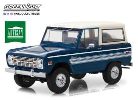 Ford  - Bronco Explorer 1976 blue/white - 1:18 - GreenLight - 19035 - gl19035 | Toms Modelautos