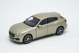 Maserati  - 2017 gold - 1:24 - Welly - 24078gd - welly24078gd | Toms Modelautos