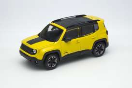 Jeep  - 2016 yellow - 1:24 - Welly - 24071y - welly24071y | Toms Modelautos