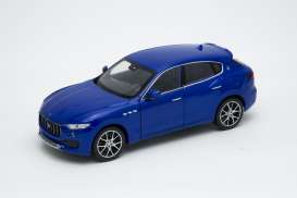 Maserati  - 2017 blue - 1:24 - Welly - 24078b - welly24078b | Toms Modelautos
