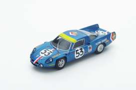 Alpine  - 1968 blue - 1:43 - Spark - s4374 - spas4374 | Toms Modelautos