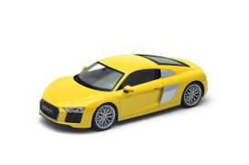 Audi  - 2016 yellow - 1:18 - Welly - 18052y - welly18052y | Toms Modelautos