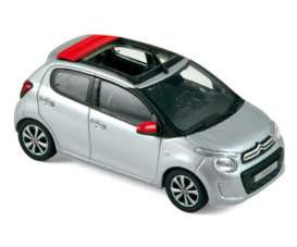 Citroen  - 2014 grey/matt red - 1:43 - Norev - 155110 - nor155110 | Toms Modelautos