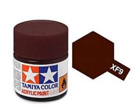 Paint  - Hull Red - Tamiya - XF-9 - tamXF09 | Tom's Modelauto's