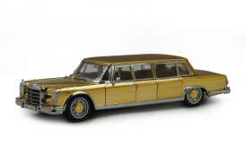 Mercedes Benz  - 600 Pullman 1966 gold plating - 1:18 - SunStar - 2207 - sun2207 | Toms Modelautos