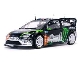 Ford  - Focus WRC *Ken Block* 2010 black/green - 1:18 - SunStar - 3956 - sun3956 | Toms Modelautos