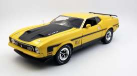 Ford  - Mustang Mach I 351 Ram Air 1971 medium bright yellow - 1:18 - SunStar - 3637 - sun3637 | Toms Modelautos