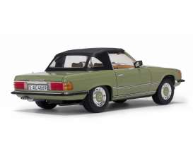 Mercedes Benz  - 350 SL Closed Convertible 1977 cypress green - 1:18 - SunStar - 4669 - sun4669 | Toms Modelautos