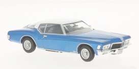 Buick  - 1972 blue/white metallic - 1:43 - Whitebox - 199 - WB199 | Toms Modelautos