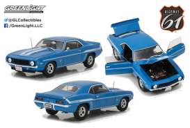 Chevrolet  - Yenko 427 Camaro F&F 1969 LeMans blue/white - 1:18 - Highway 61 - hwy18001 | Toms Modelautos