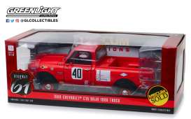 Chevrolet  - C-10 Baja 1000 Pick-up 1969 red - 1:18 - Highway 61 - hwy18007 | Toms Modelautos