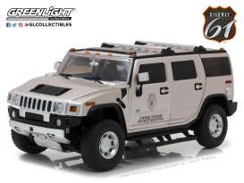 Hummer  - H2 *CSi Miami* 2003 grey - 1:18 - Highway 61 - hwy18006 | Toms Modelautos