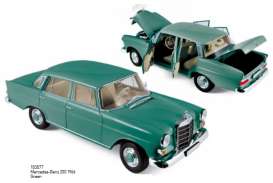 Mercedes Benz  - 200 1966 green - 1:18 - Norev - 183577 - nor183577 | Toms Modelautos