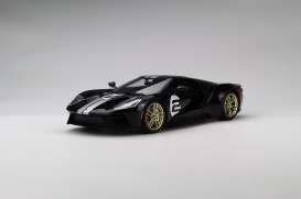 Ford  - GT #2 2016 black/silver - 1:18 - Acme Diecast - US001 - GTUS001 | Toms Modelautos
