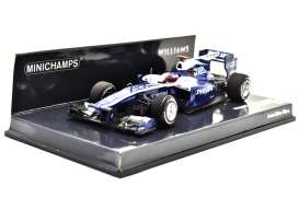 Williams Cosworth - 2010 blue/white - 1:43 - Minichamps - mc417100009 | Tom's Modelauto's Williams Cosworth - 2010 blue/white - 1:43 - Minichamps - mc417100009 | Tom's Modelauto's
