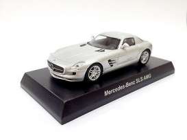 Mercedes Benz  - silver - 1:64 - Kyosho - 64SLSs - KYO64SLSs | Toms Modelautos