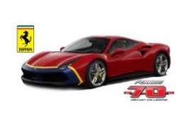 Ferrari  - red/blue - 1:24 - Bburago - 73202 - bura73202 | Toms Modelautos