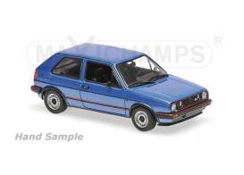 Volkswagen  - 1985 blue metallic - 1:43 - Maxichamps - 940054120 - mc940054120 | Toms Modelautos
