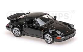 Porsche  - 1990 black - 1:43 - Maxichamps - 940069101 - mc940069101 | Toms Modelautos