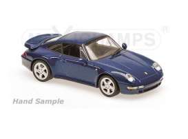 Porsche  - 1997 blue metallic - 1:43 - Maxichamps - 940069201 - mc940069201 | Toms Modelautos