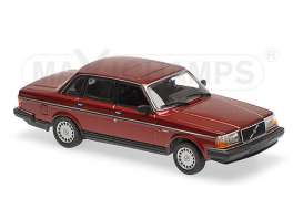 Volvo  - 1986 darkk red metallic - 1:43 - Maxichamps - 940171401 - mc940171401 | Toms Modelautos