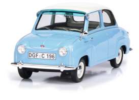 Goggomobil  - blue/white - 1:18 - Schuco - 0096 - schuco0096 | Toms Modelautos