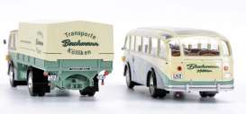 Saurer  - creme/green - 1:43 - Schuco - 9007 - schuco9007 | Toms Modelautos