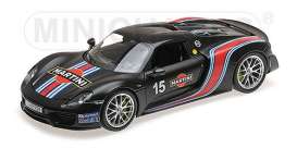 Porsche  - 2013 matt black/stripes - 1:18 - Minichamps - 110062445 - mc110062445 | Toms Modelautos