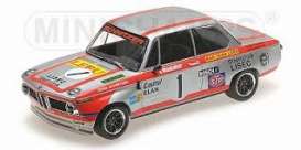 BMW  - 2002 TI #1 1974 pink/silver - 1:18 - Minichamps - 155742601 - mc155742601 | Toms Modelautos