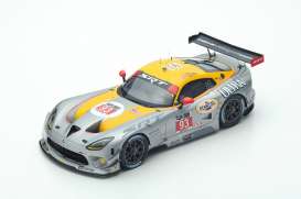 Dodge  - 2014 silver/yellow - 1:18 - Spark - 18US003 - spa18US003 | Toms Modelautos