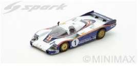 Porsche  - 1982 blue/white - 1:64 - Spark - Y099 - spaY099 | Toms Modelautos