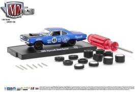 Plymouth  - 1969 blue/black - 1:64 - M2 Machines - 34001-05D - M2-34001-05D | Toms Modelautos