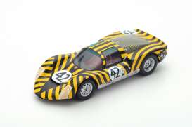 Porsche  - 1967 black/yellow - 1:43 - Spark - s5420 - spas5420 | Toms Modelautos
