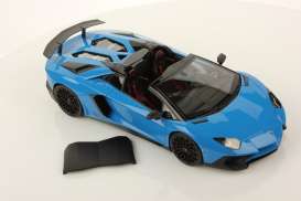 Lamborghini  - blue le mans - 1:18 - MR Collection Models - MRLAMBO021A | Toms Modelautos