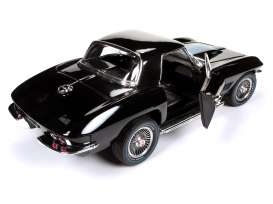 Chevrolet  - Corvette roadster 1967 black - 1:18 - Auto World - AMM1099 | Toms Modelautos