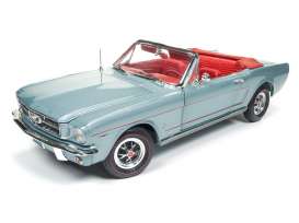 Ford - Mustang Convertible 1965 silver/gray - 1:18 - Auto World - 1103 - AMM1103 | Tom's Modelauto's Ford - Mustang Convertible 1965 silver/gray - 1:18 - Auto World - 1103 - AMM1103 | Tom's Modelauto's