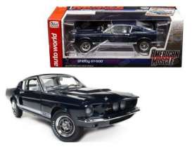 Shelby  - 1967 blue - 1:18 - Auto World - AMM1111 | Toms Modelautos