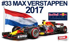 Red Bull Racing   - 2017 blue/red/yellow - 1:43 - Bburago - 38042 - bura38042 | Toms Modelautos