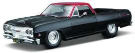 Chevrolet  - 1965 black/red - 1:24 - Maisto - 32517bk - mai32517bk | Toms Modelautos