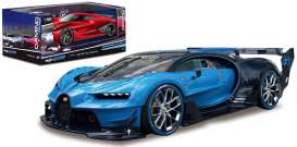 Bugatti  - blue/black - 1:32 - Maisto - 22302-16902b - mai22302-16902b | Toms Modelautos