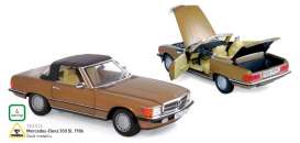 Mercedes Benz  - 1986 gold metallic - 1:18 - Norev - 183514 - nor183514 | Toms Modelautos