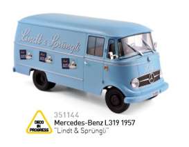 Mercedes Benz  - 1957 light blue - 1:43 - Norev - 351144 - nor351144 | Toms Modelautos