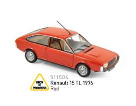 Renault  - 1976 red - 1:43 - Norev - 511504 - nor511504 | Toms Modelautos