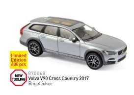 Volvo  - 2017 bright silver - 1:43 - Norev - 870068 - nor870068 | Toms Modelautos