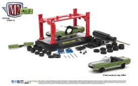 Shelby  - 1968 army green/white stripes - 1:64 - M2 Machines - 37000-12B - M2-37000-12B | Toms Modelautos