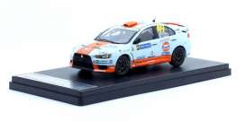 Mitsubishi  - 2010 light blue/orange - 1:43 - Tarmac - tarmac004 | Toms Modelautos