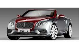 Bentley  - 2016 red/silver - 1:18 - Paragon - 98234L - para98234L | Toms Modelautos