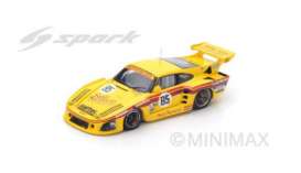 Porsche  - 1980 yellow - 1:43 - Spark - s5500 - spas5500 | Toms Modelautos