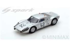 Porsche  - 1965 silver - 1:43 - Spark - s4684 - spas4684 | Toms Modelautos